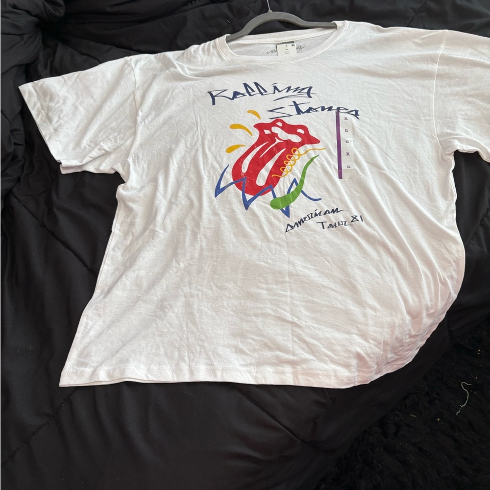 The Rolling Stones White Graphic Tee